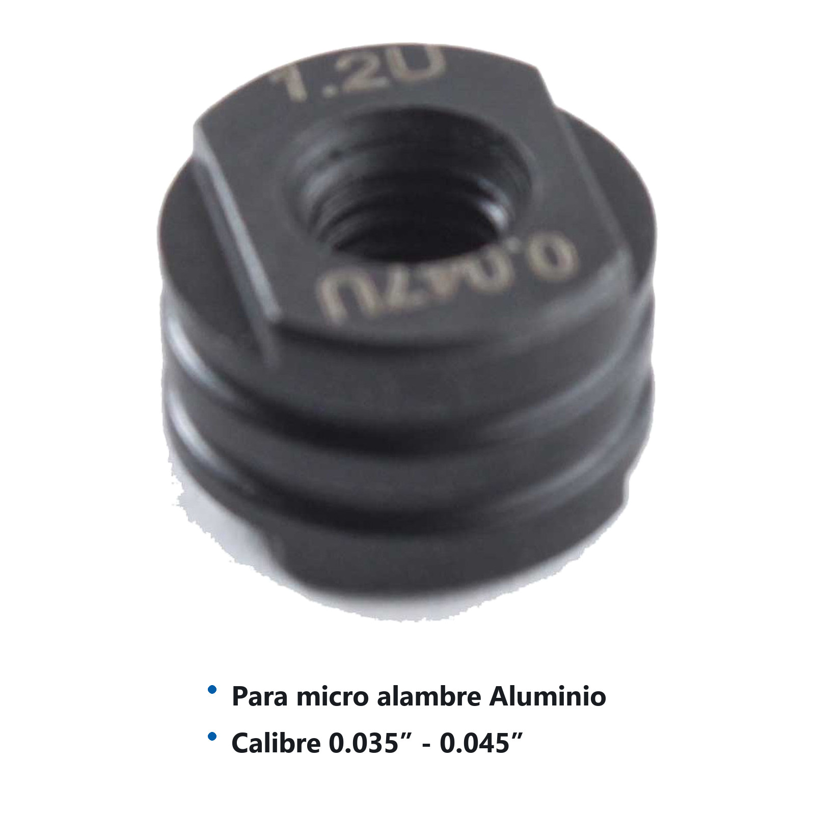 RODILLO P/MIG ALAMBRE ALUMINIO .035" - .045" MAQ. Z-67090 - Imagen 2