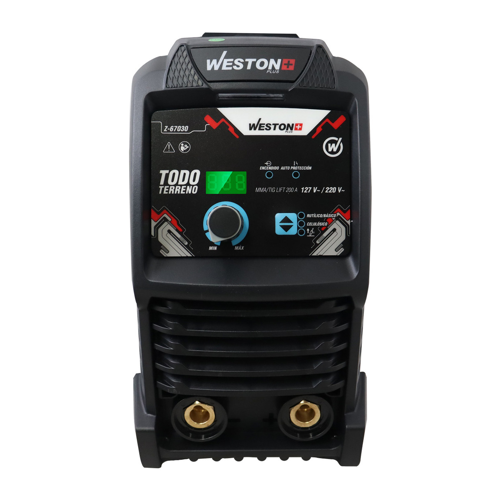 INVERSOR MMA 200AMP TODO TERRENO 110/220V 1 FASE PLUS - Imagen 2