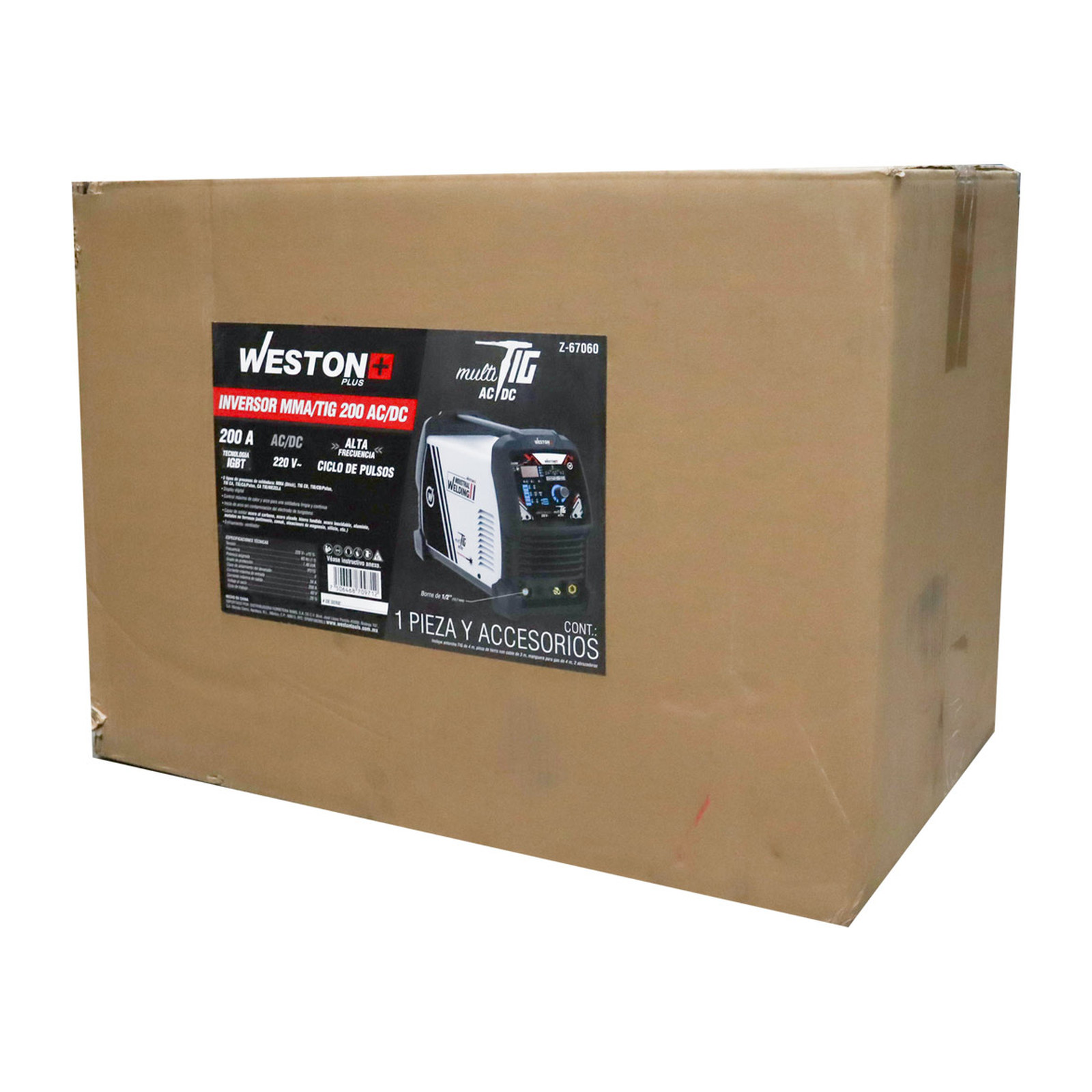 INVERSOR TIG/MMA 200A AC/DC 220V - Imagen 4