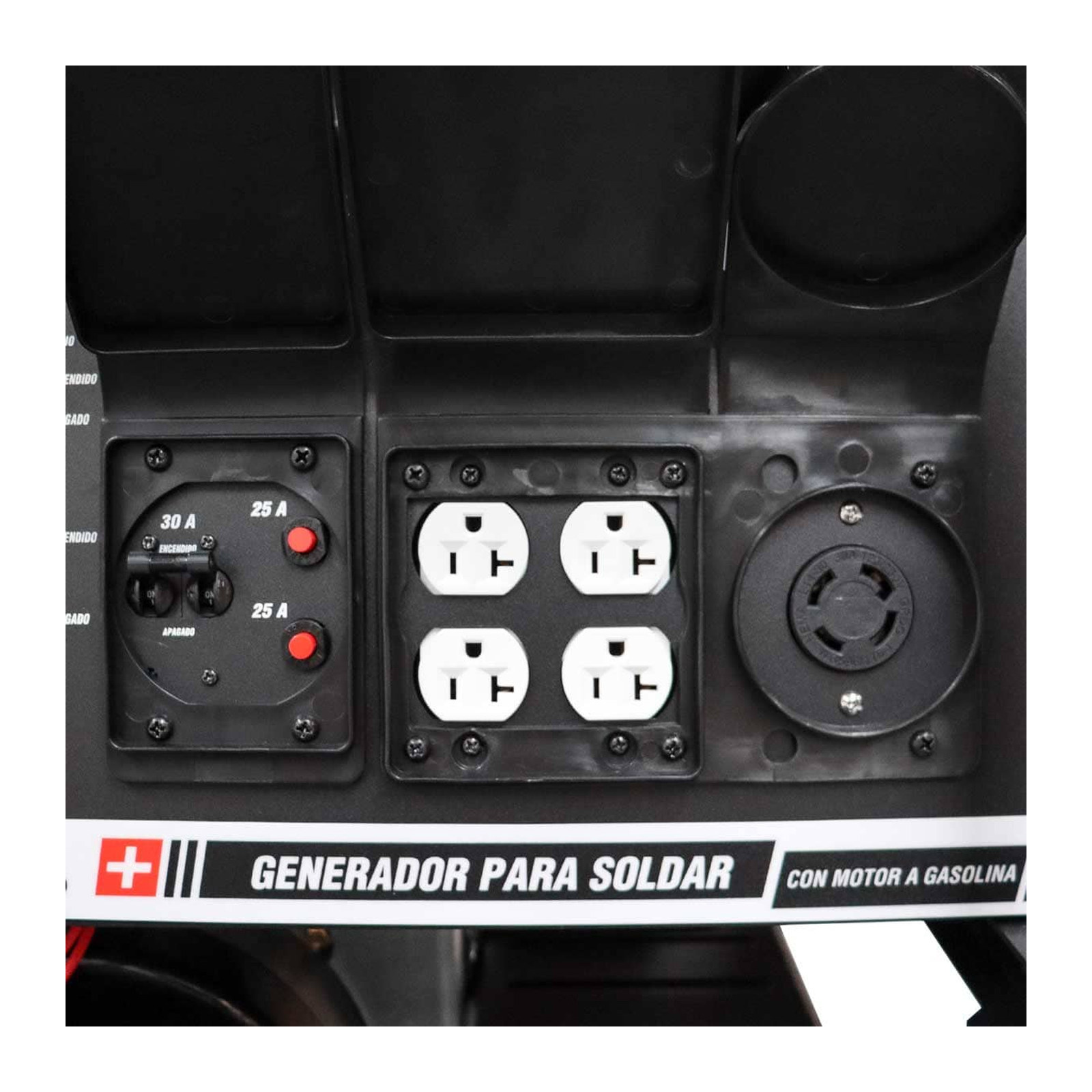 GENERADOR P/SOLDAR C/MOTOR A GASOLINA LONCIN 195A 6500W (INICIO ELEC. 110/220V)) - Imagen 2