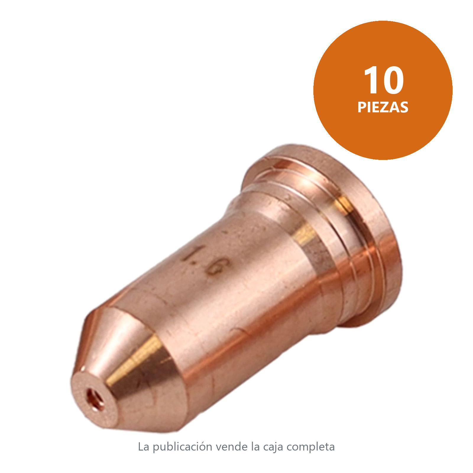 PUNTA P/ANTORCHA PLASMA 125AMP 1.6 MM (Empaque c/10 pzas - Precio x pieza) - Imagen 3