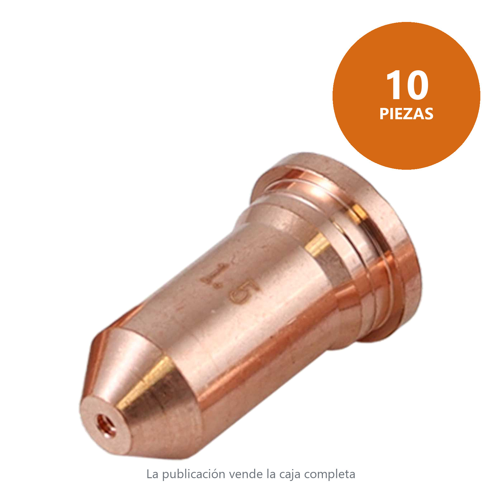 PUNTA  P/ANTORCHA PLASMA 105AMP 1.5 MM (Empaque c/10 pzas - Precio x pieza) - Imagen 3