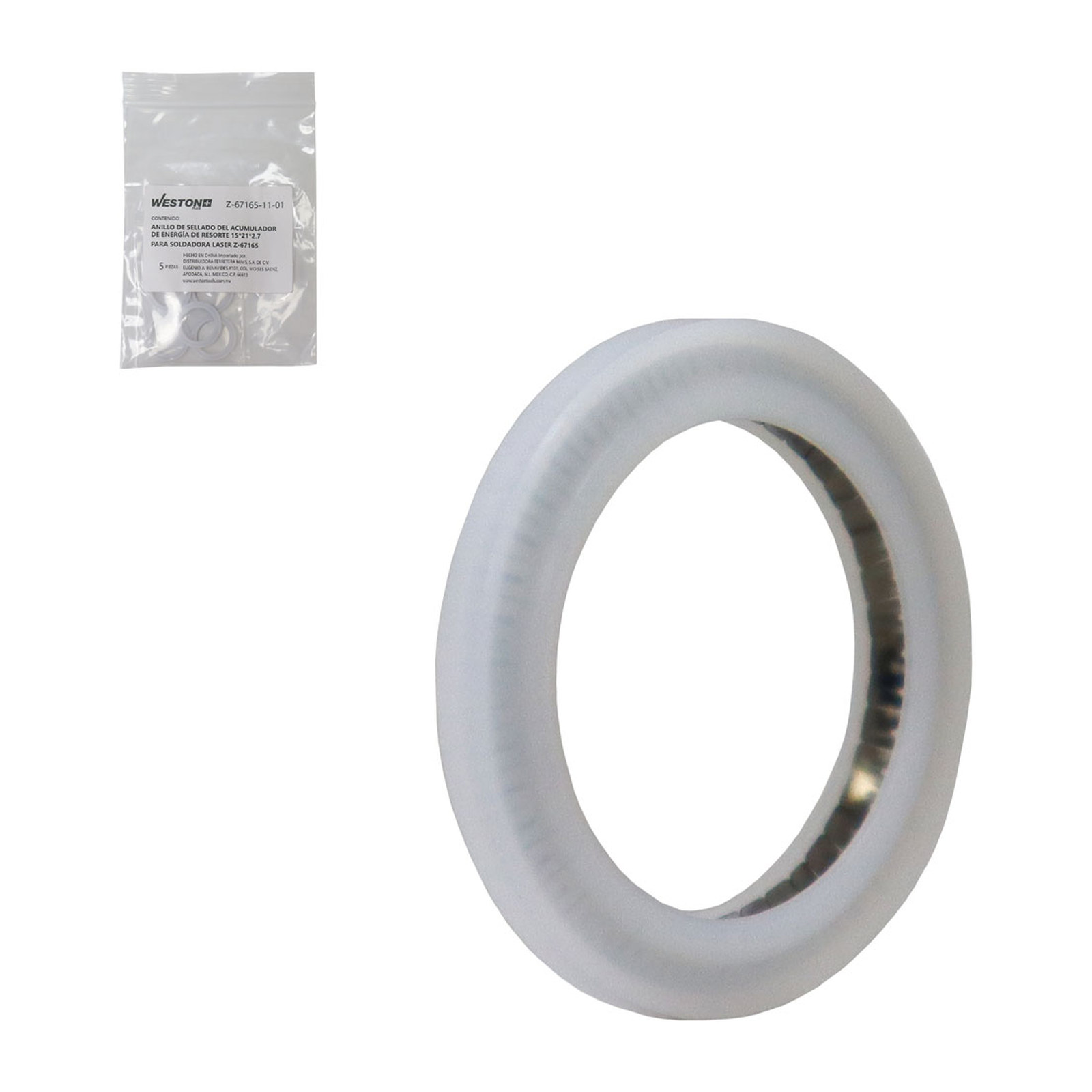 Empaque de Lente para Antorcha de Soldadora Láser WESTON PLUS Z-67165 (Paquete con 5 Piezas)