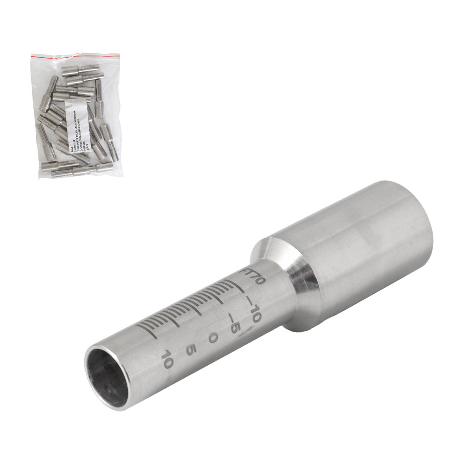 Tubo Porta Boquillas para Antorcha de Soldadora Láser Weston Plus Z-67165