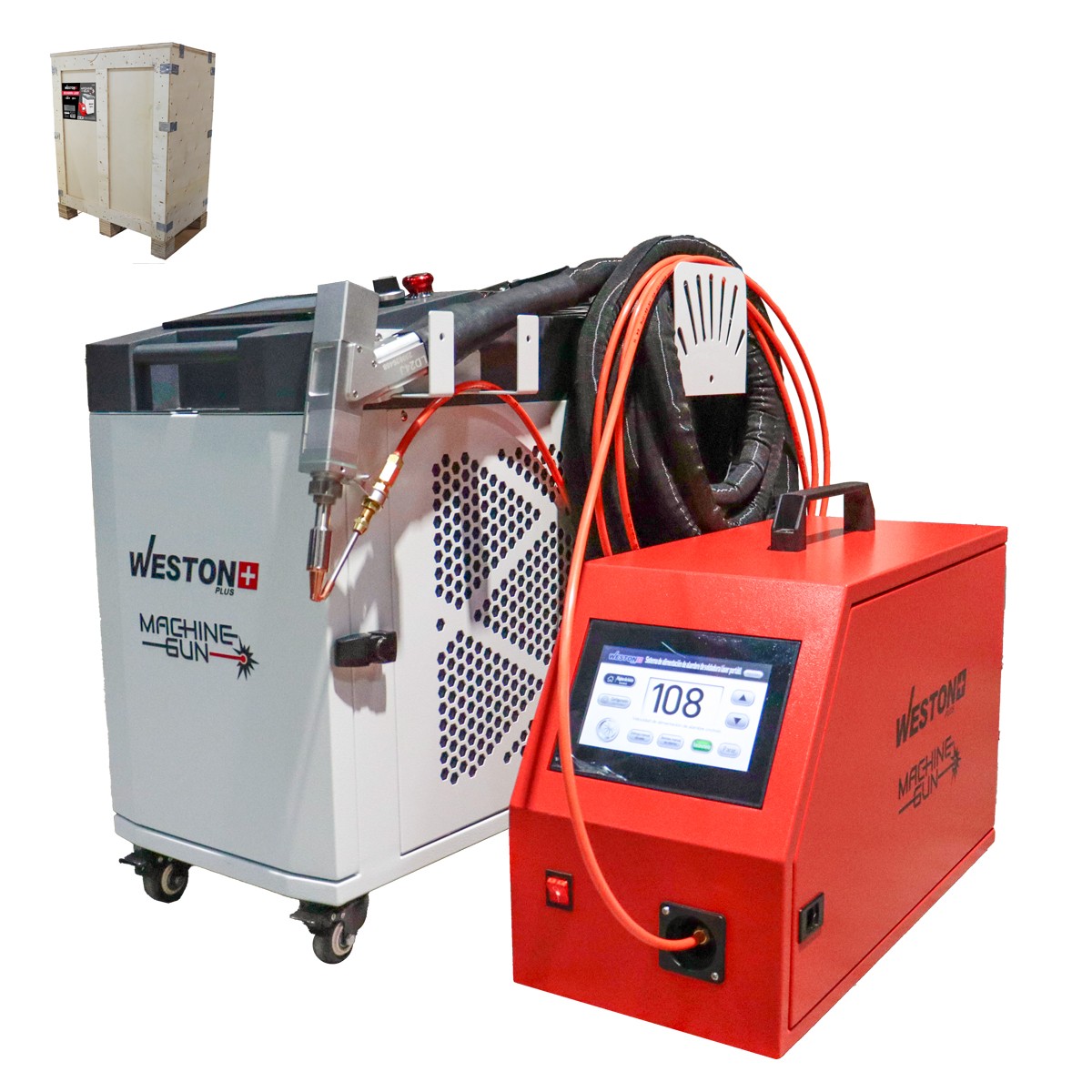 Soldadora Láser MIG 1500 W 220 V Weston Plus