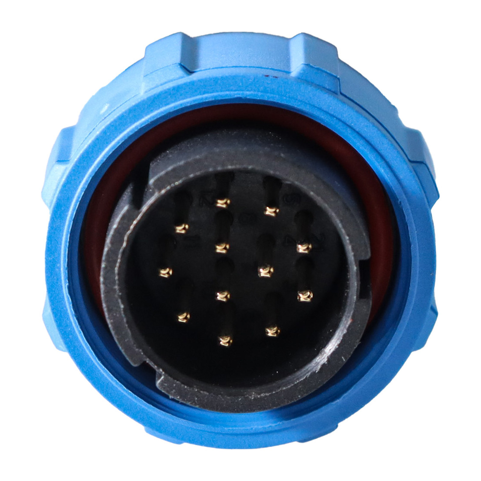 AMPHENOL DE 12 PINES P/PEDAL PARA SOLDAR (Z-67171) P/INVERSOR TIG 350A (Z-67170) - Imagen 2