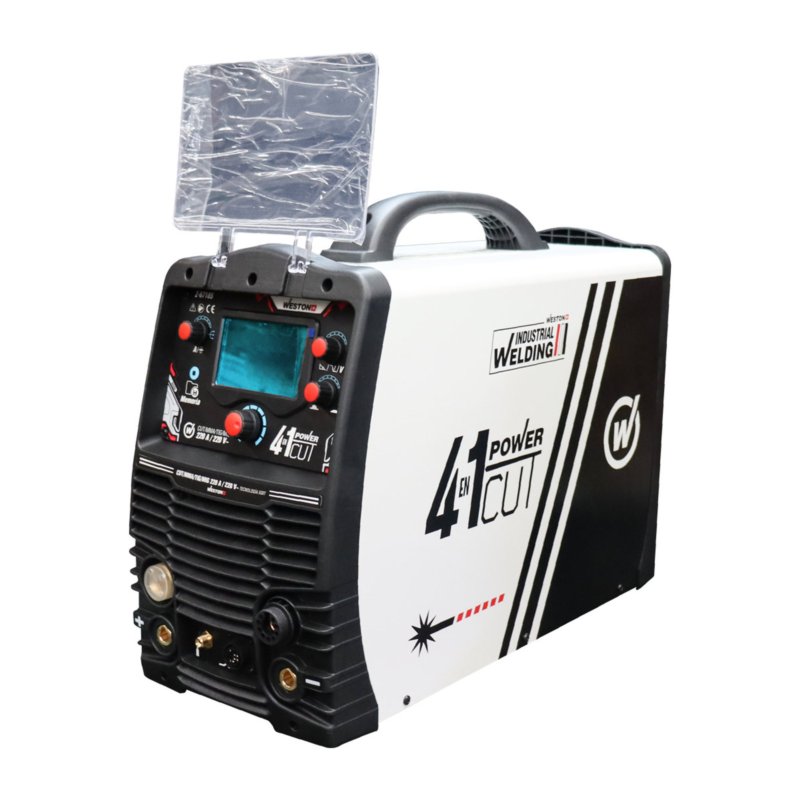 INVERSOR MULTIPROCESO 4 EN 1 MMA/TIG/MIG/CUT 220A 220V AC/DC - Imagen 2