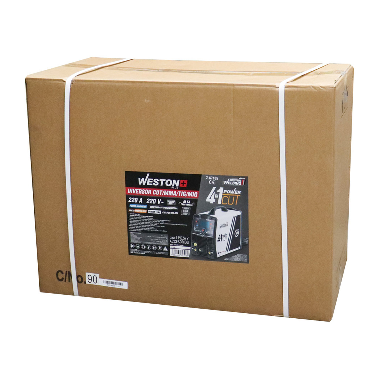 INVERSOR MULTIPROCESO 4 EN 1 MMA/TIG/MIG/CUT 220A 220V AC/DC - Imagen 4
