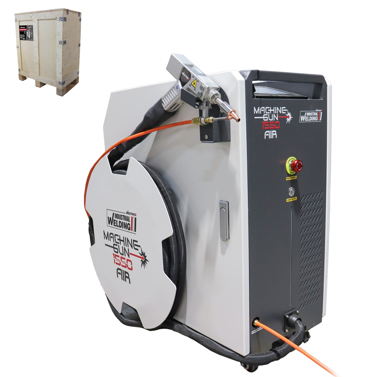 Soldadora Láser MIG 1550 W 220 V con Alimentador Integrado Weston Plus