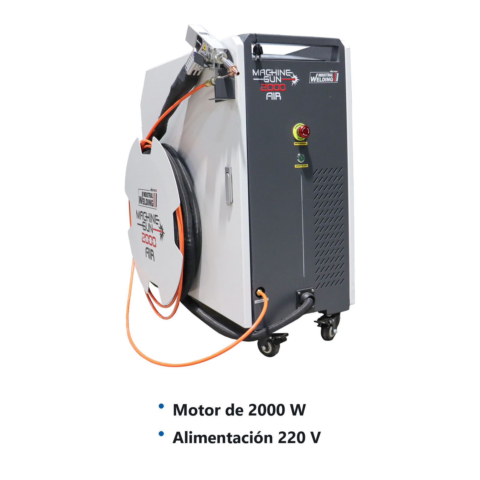 SOLDADORA LASER 2000 W MIG 220 V ALIMENTADOR INTEGRADO - Imagen 2