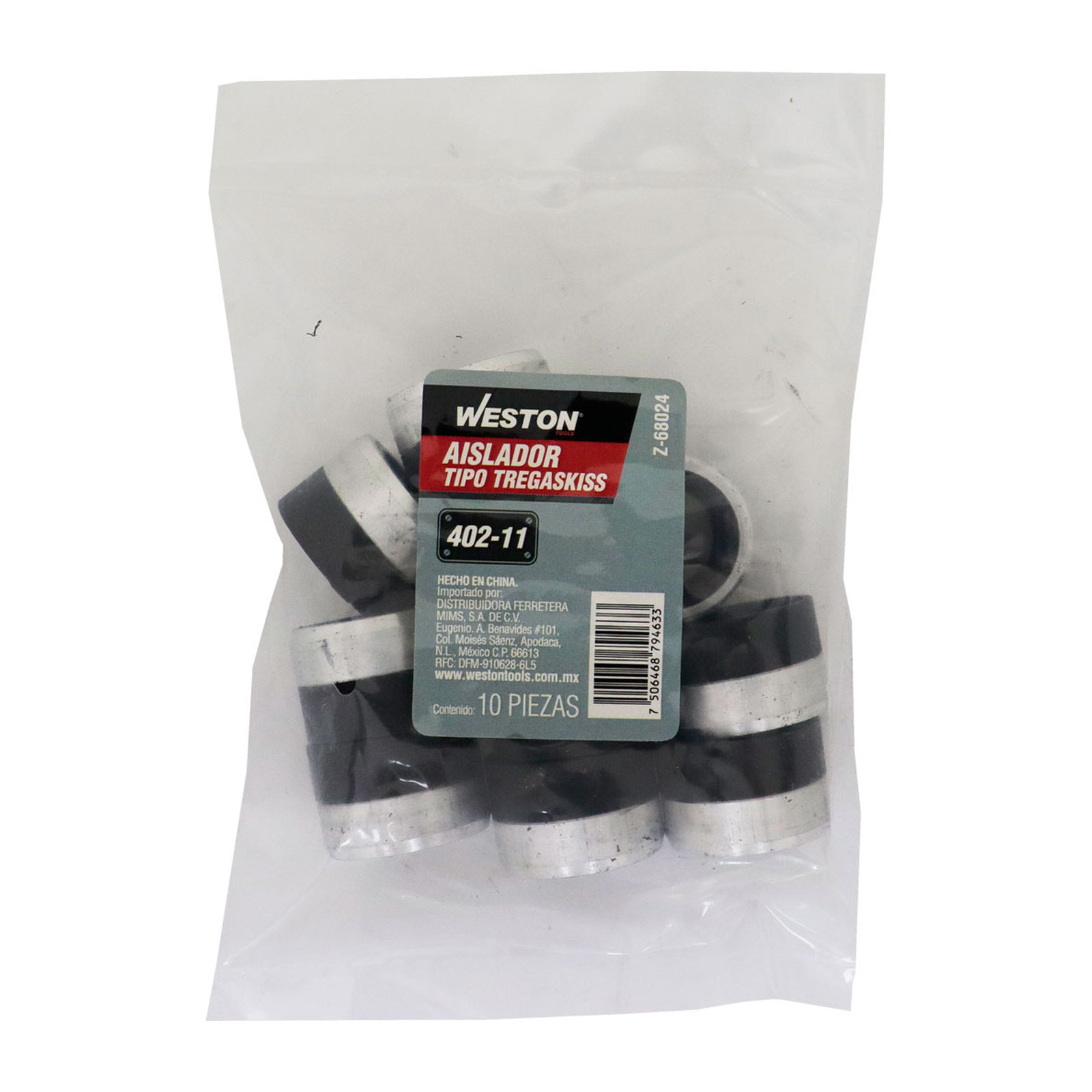 AISLADOR DE CUELLO TIPO TREGASKISS 402-11 (Precio x pieza - Empaque c/10 pzas) - Imagen 3