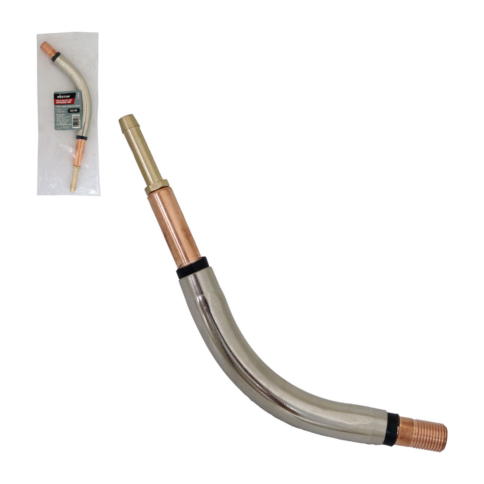 CUELLO AISLANTE PARA ANTORCHA MIG TIPO LINCOLN MAGNUM Y TWECO 350AMP 63J-60