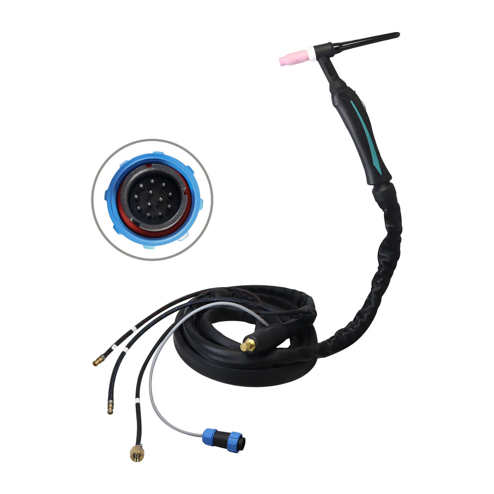 Antorcha TIG S18 Pro-Grip Tipo Europeo 300 A (AC) / 400 A (DC) Weston Plus