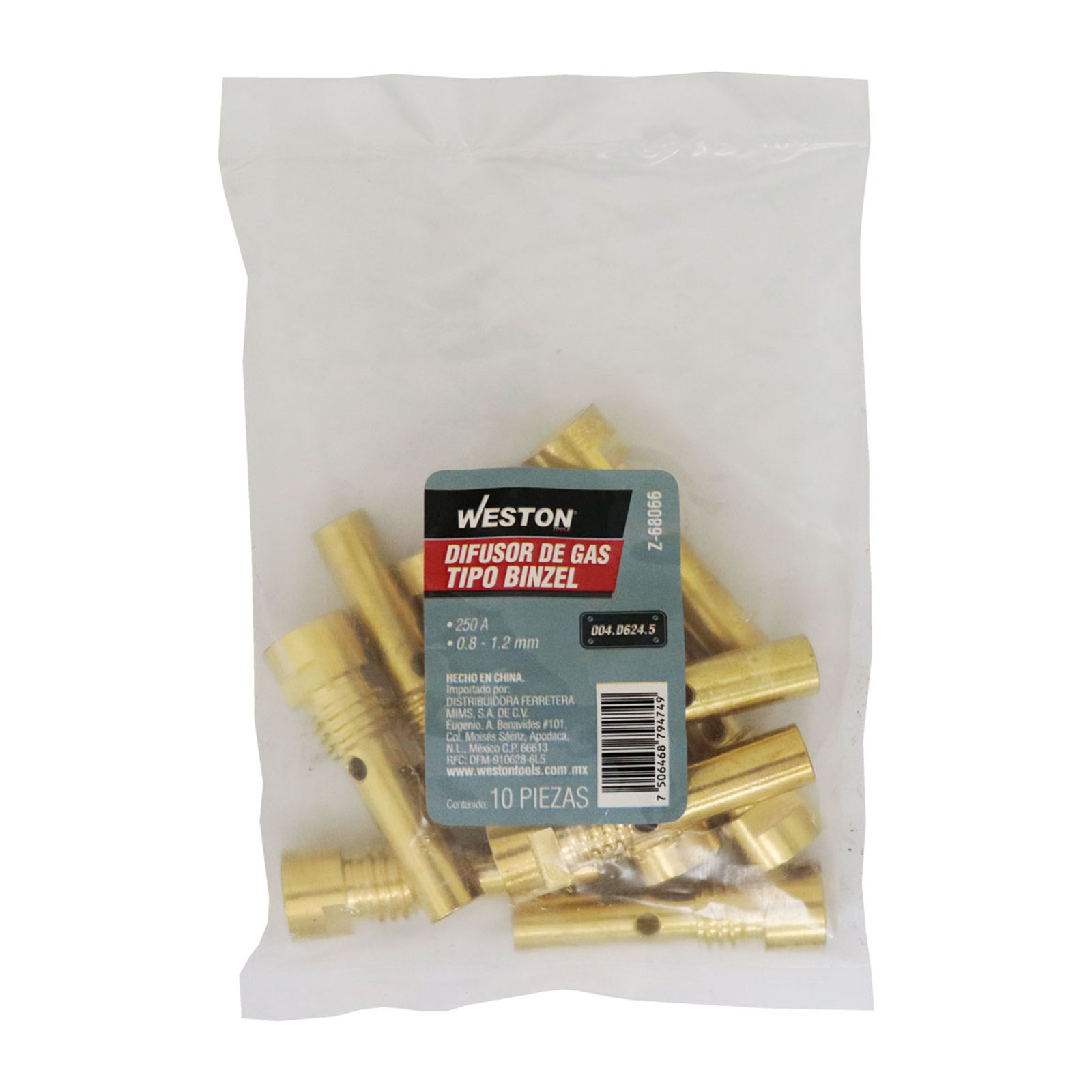 DIFUSOR DE GAS TIPO BINZEL 004.D624.5 (Precio x pieza - Empaque c/10 pzas) - Imagen 3