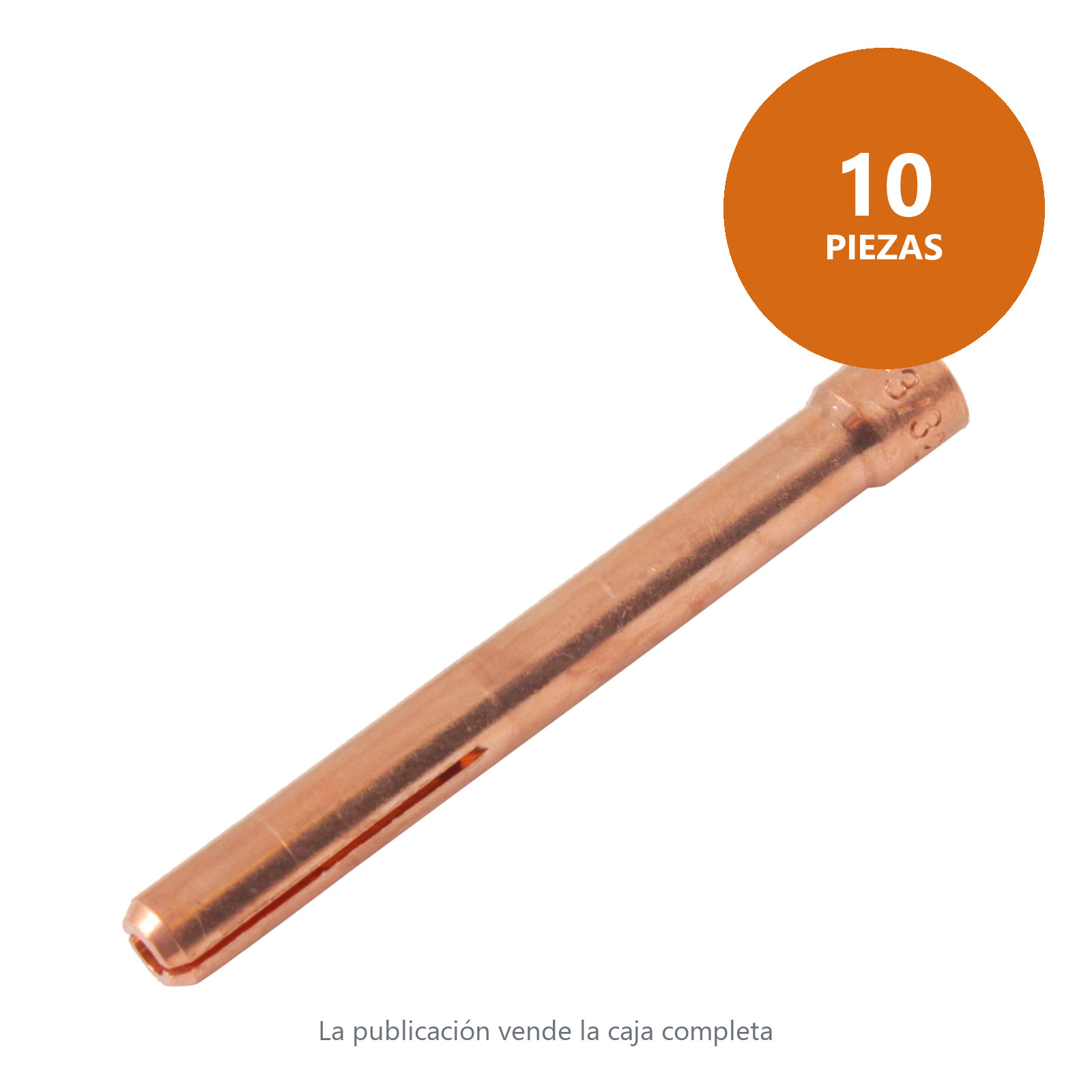MORDAZA P/ANTORCHA TIG 10N24 3/32 (2.4 mm) (Empaque c/10 pzas - Precio x pieza) - Imagen 2