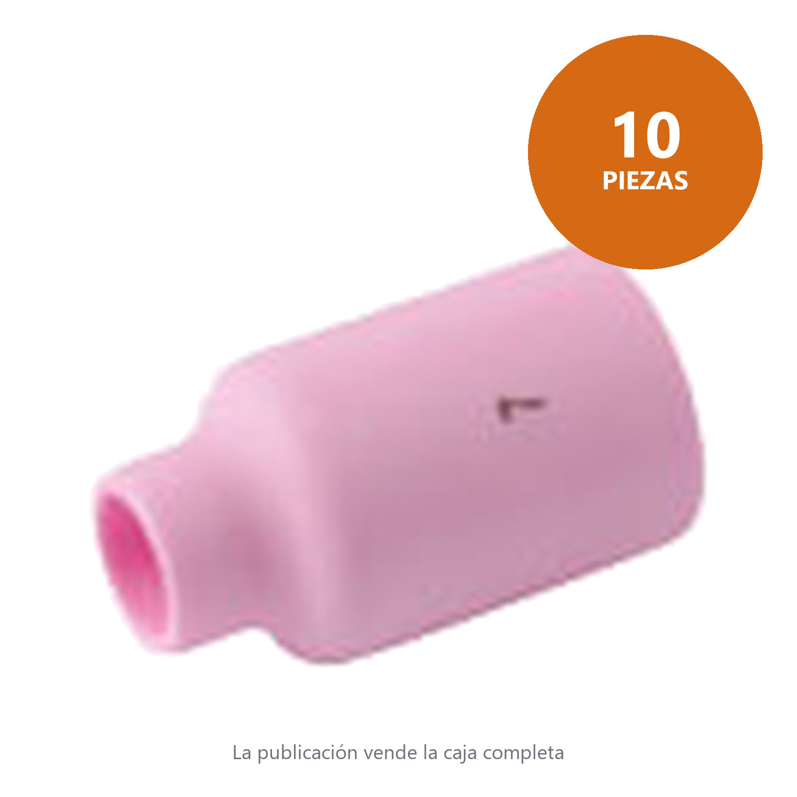 BOQUILLA DE ALUMINA P/ANTORCHA TIG C/GAS LENS 54N15 #7 (Empaque c/10 pzas - Precio x pieza) - Imagen 2