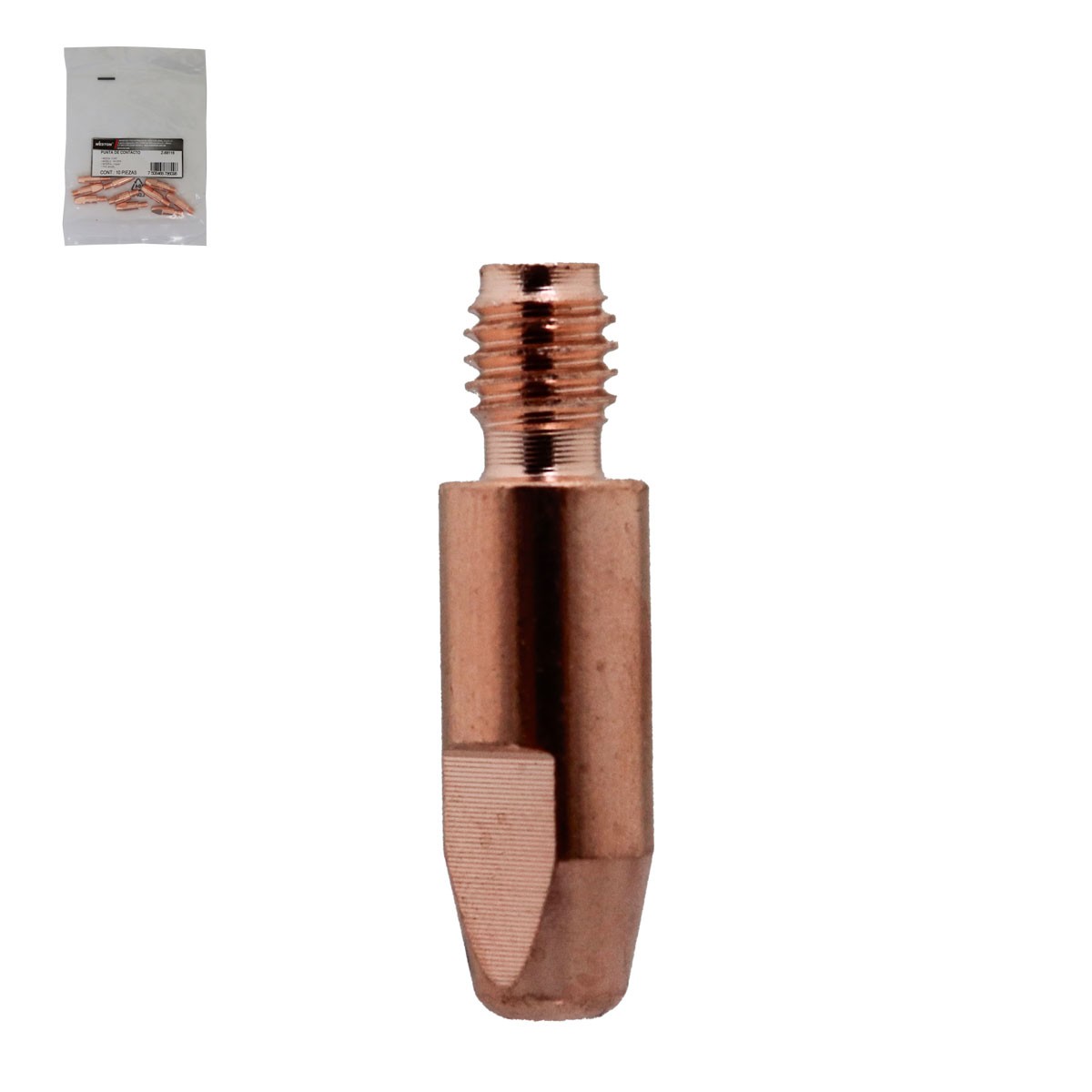 Punta de Contacto 0.045" Tipo Binzel Weston 140.0379 (Empaque c/10 piezas)