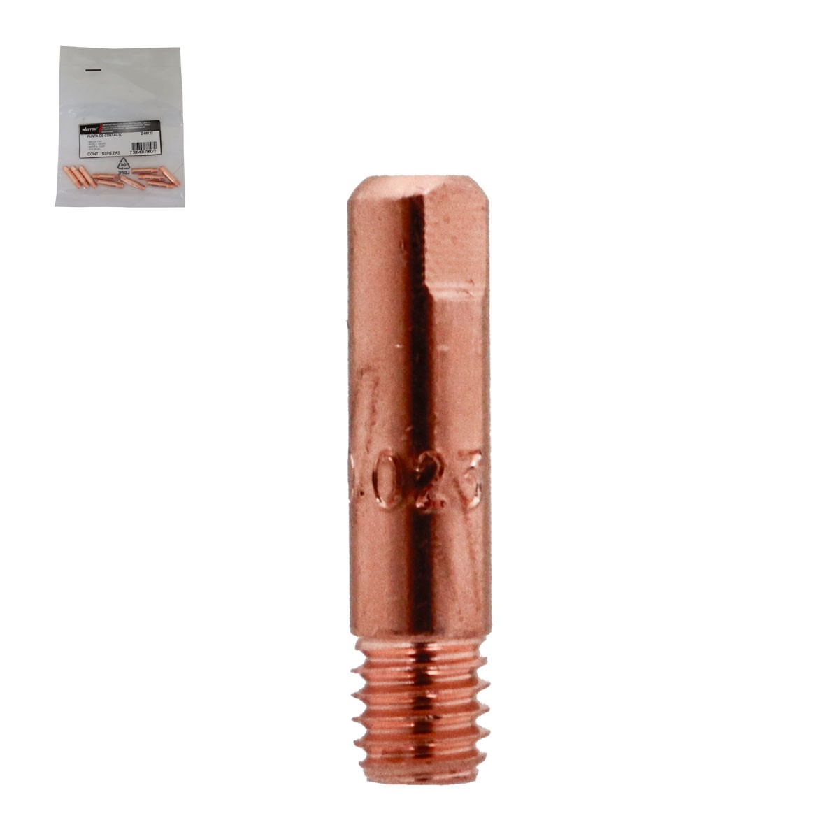 Punta de Contacto 0.040" Tipo Binzel Weston 140.0253