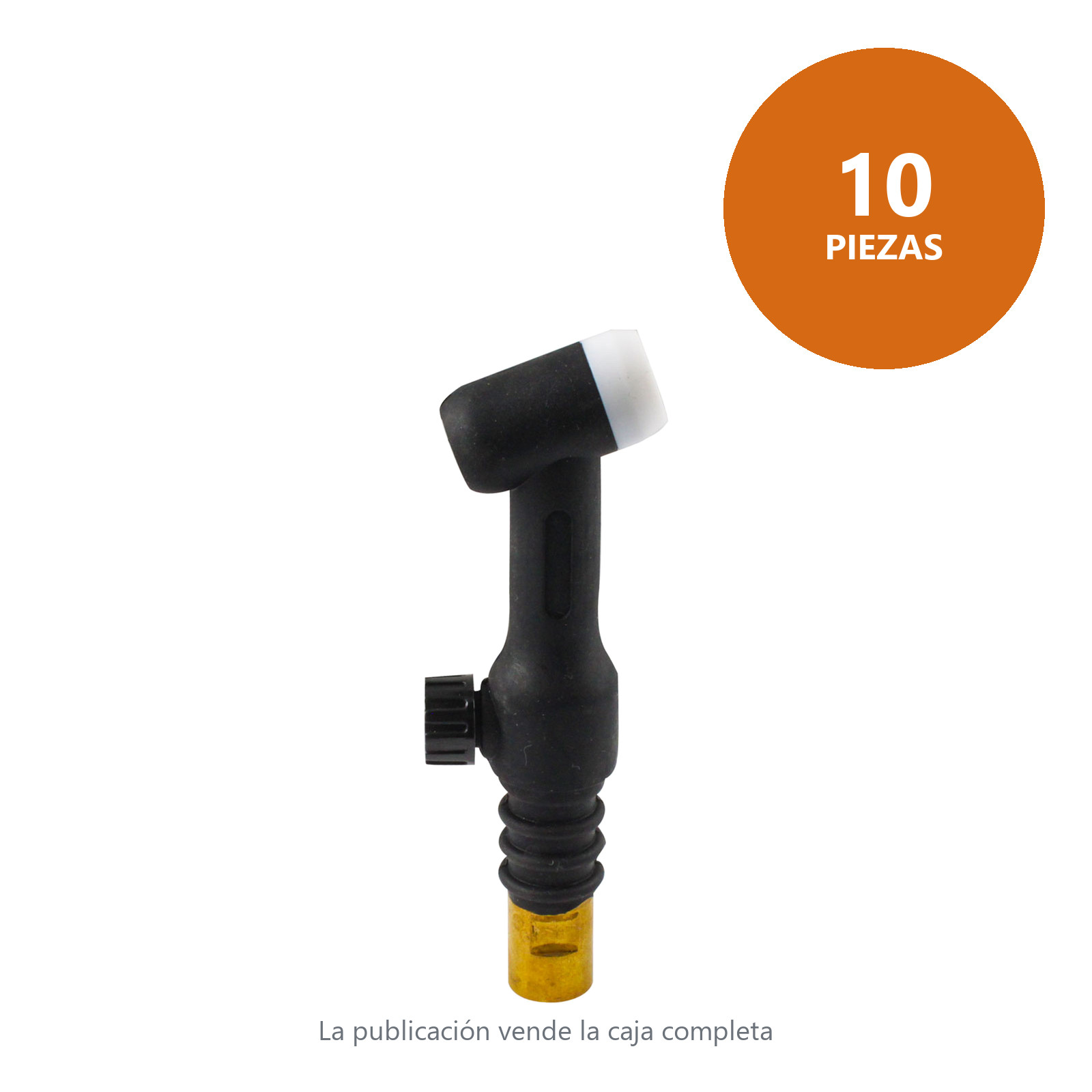 CABEZA PARA ANTORCHA TIG S26 C/VALVULA RIGIDA 26V (Empaque c/10 pzas - Precio x pieza) - Imagen 2