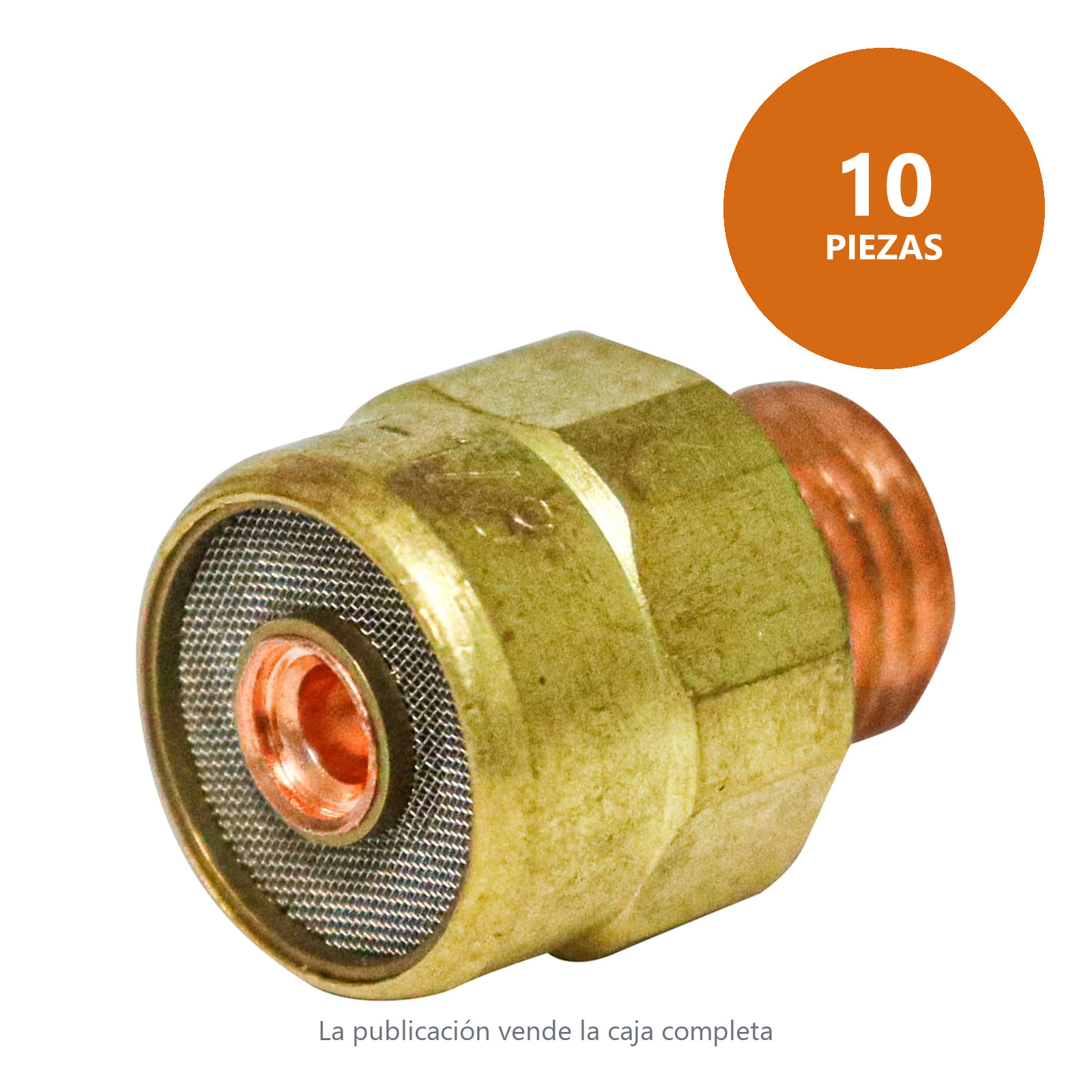 GAS LENS P/ANTORCHA TIG 1/8" 18GL18 T/EUROPEO (Empaque c/10 pzas - Precio x pieza) - Imagen 3
