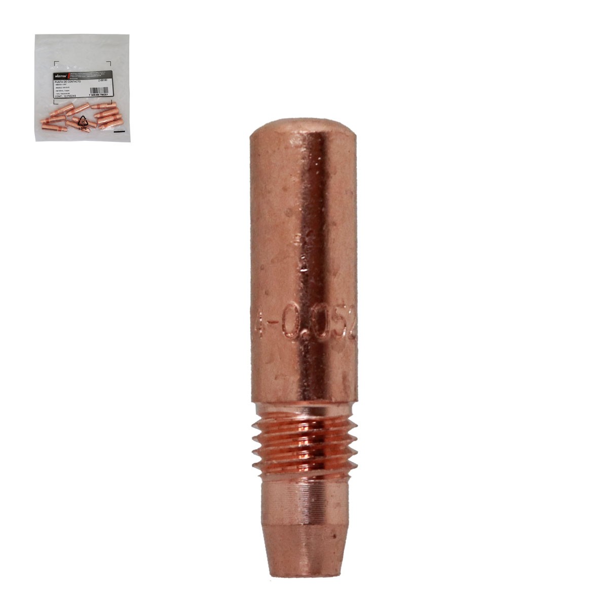 Punta de Contacto Weston 403-20-52 Tipo Tregaskiss 0.052" MIG