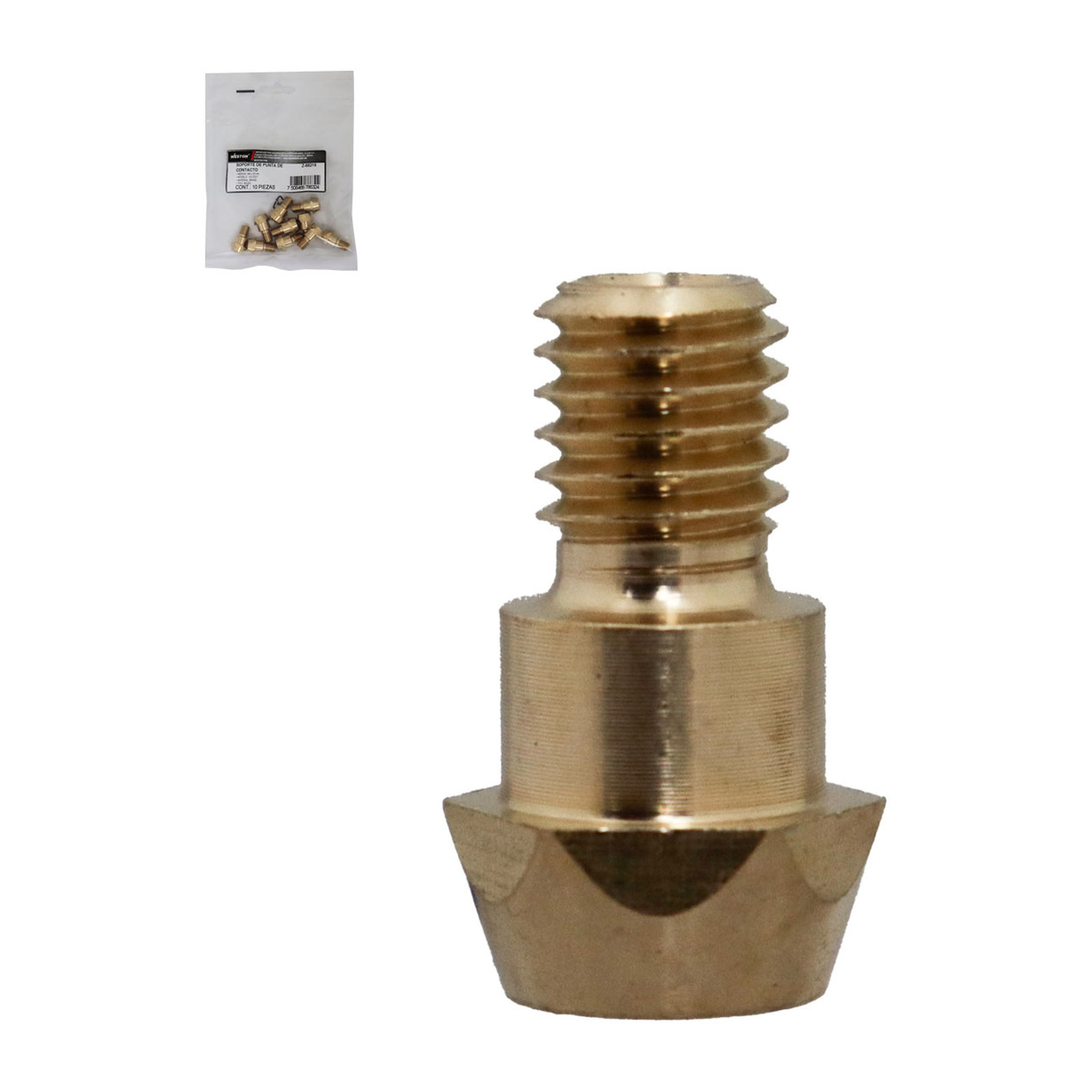 SOPORTE D/PUNTA DE CONTACTO TIPO BINZEL 142.0005 (Precio x pieza - Empaque c/10 pzas)
