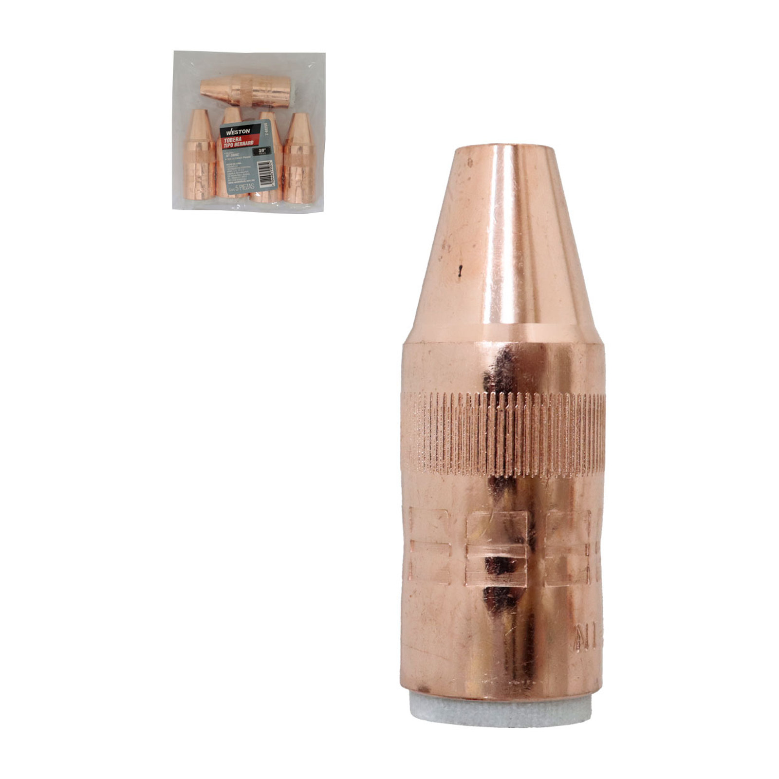 TOBERA NT-3800C TIPO BERNARD (Precio x pieza - Empaque c/5 pzas)
