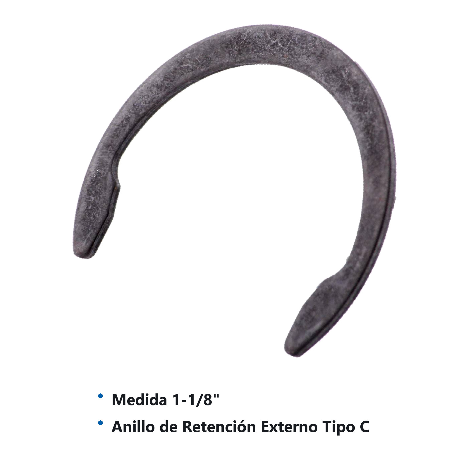 ANILLO EXT. TIPO C 1-1/8" C-112ST PD (Precio x Pieza - Caja c/25 pzs) - Imagen 3