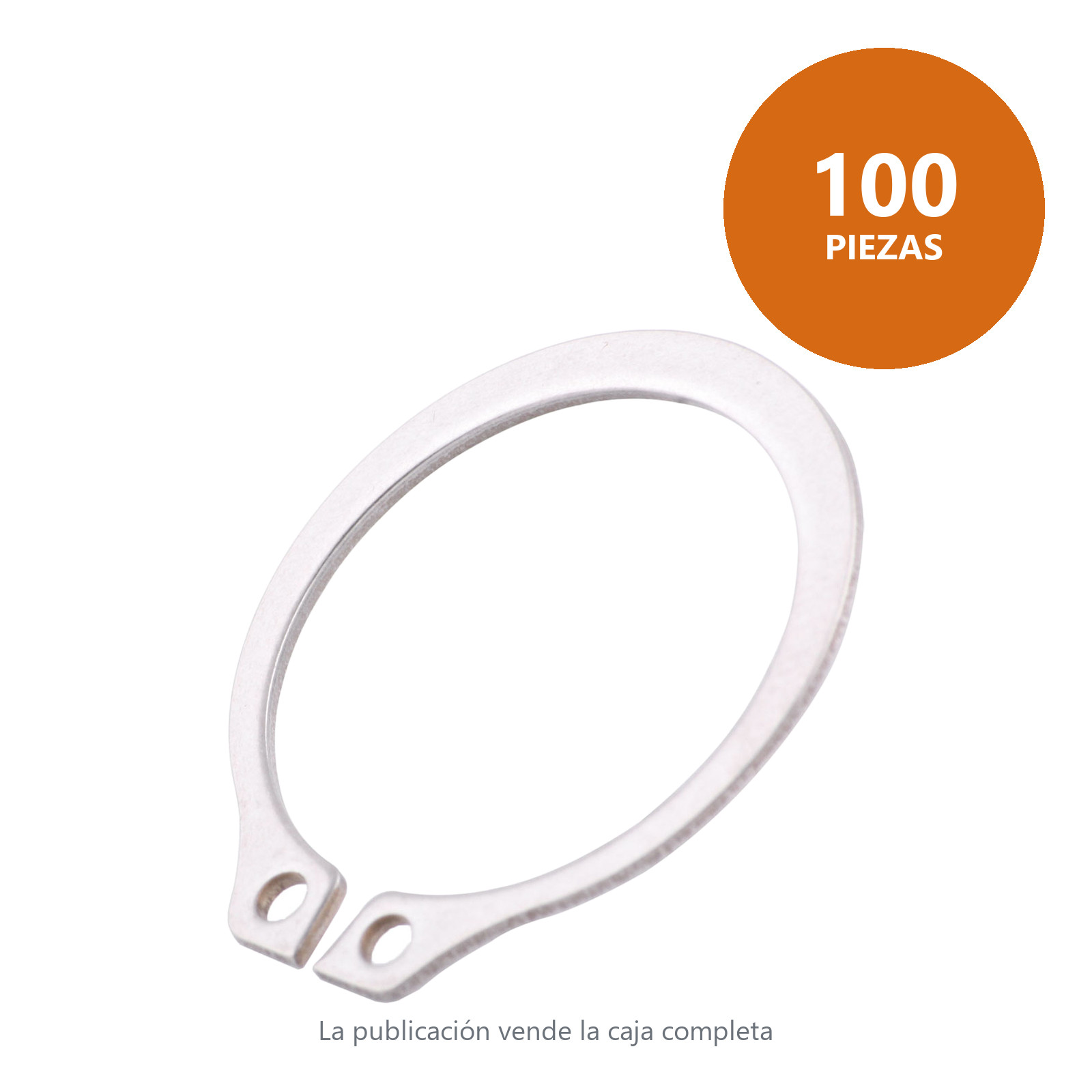 ANILLO EXT. TIPO SH 11/16" SH-68SS ACERO INOX. (Precio x Pieza - Caja c/100 pzs) - Imagen 2