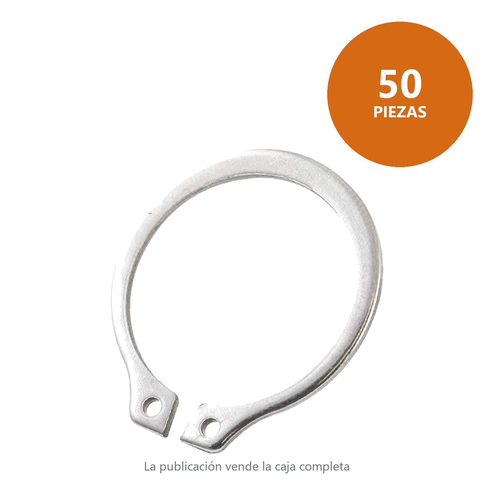 ANILLO EXT. TIPO SH 15/16" SH-93SS ACERO INOX. (Precio x Pieza - Caja c/50 pzs) - Imagen 2