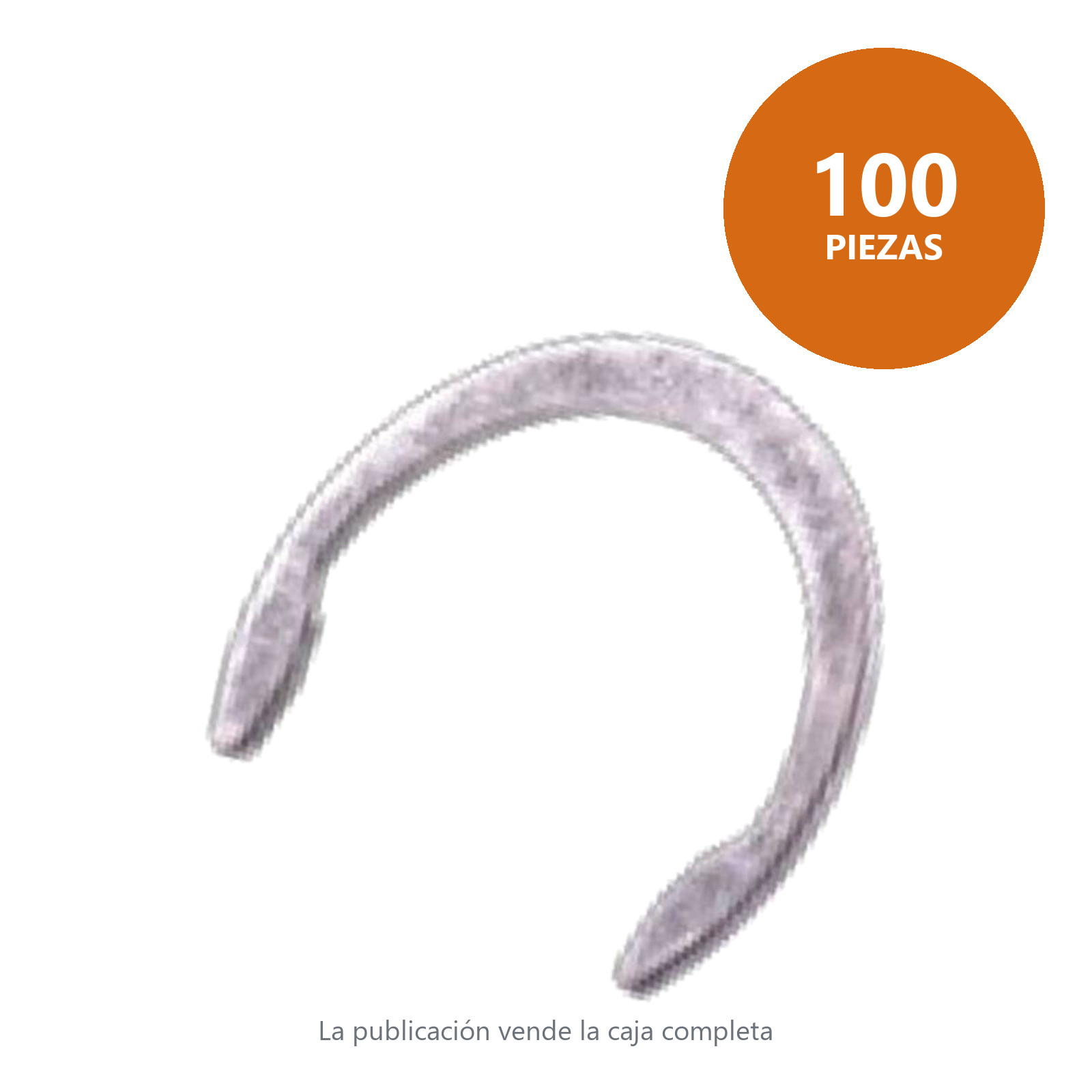 ANILLO EXT. TIPO C INOX 5/16" C-31SS (Precio x Pieza - Caja c/100 pzs) - Imagen 2
