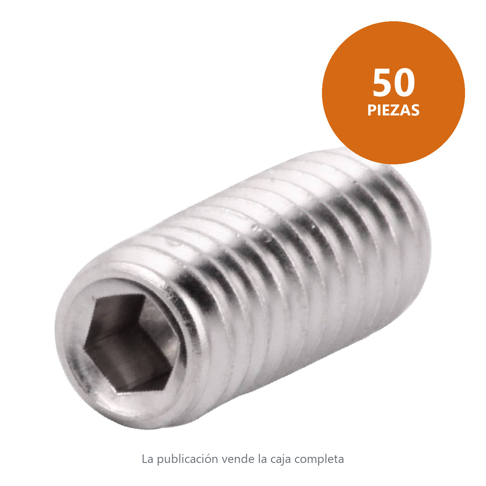 OPRESOR ALLEN  INOX. 1/2-13 X 1-1/2   (Precio x Pza - Caja c/50 pzas) - Imagen 2