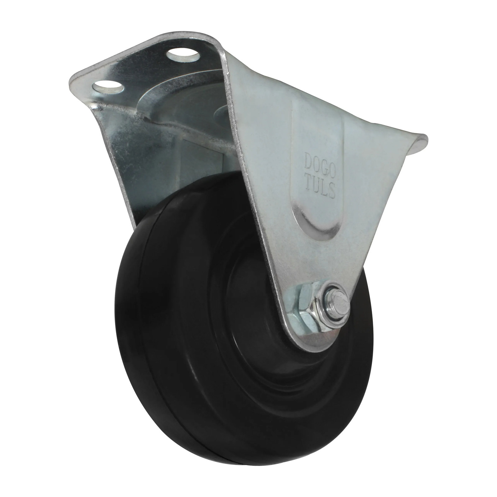 Rodaja de Hule Negro Fija 4" - Imagen 2
