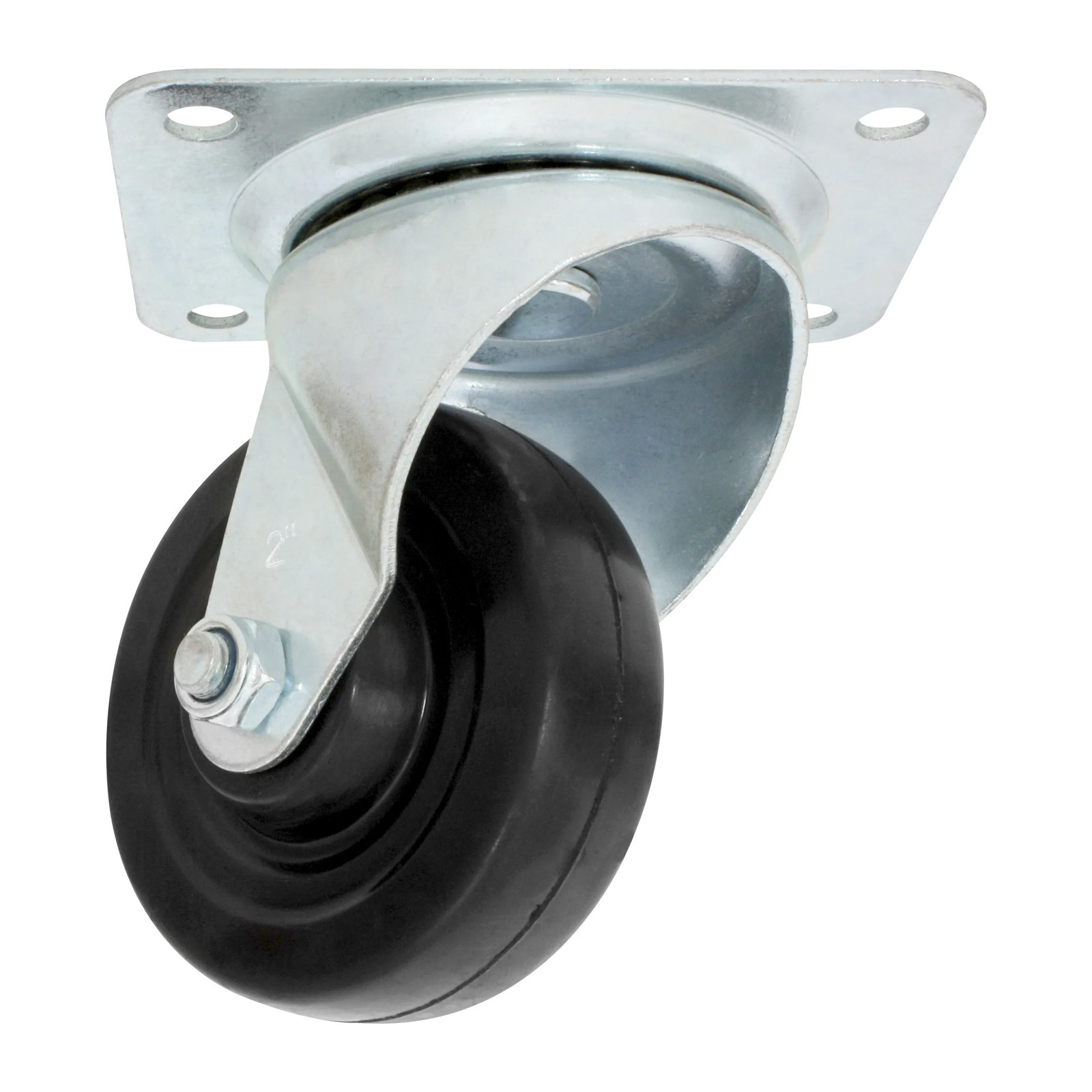 RODAJA HULE NEGRO GIRATORIA 2" BUJE - Imagen 2