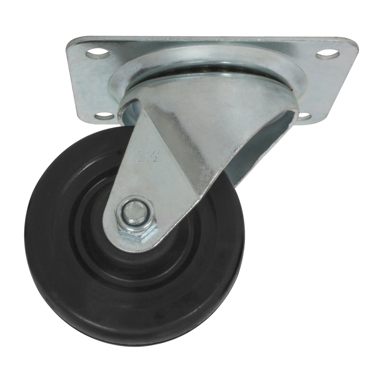 RODAJA HULE NEGRO GIRATORIA 2-1/2" BUJE - Imagen 4
