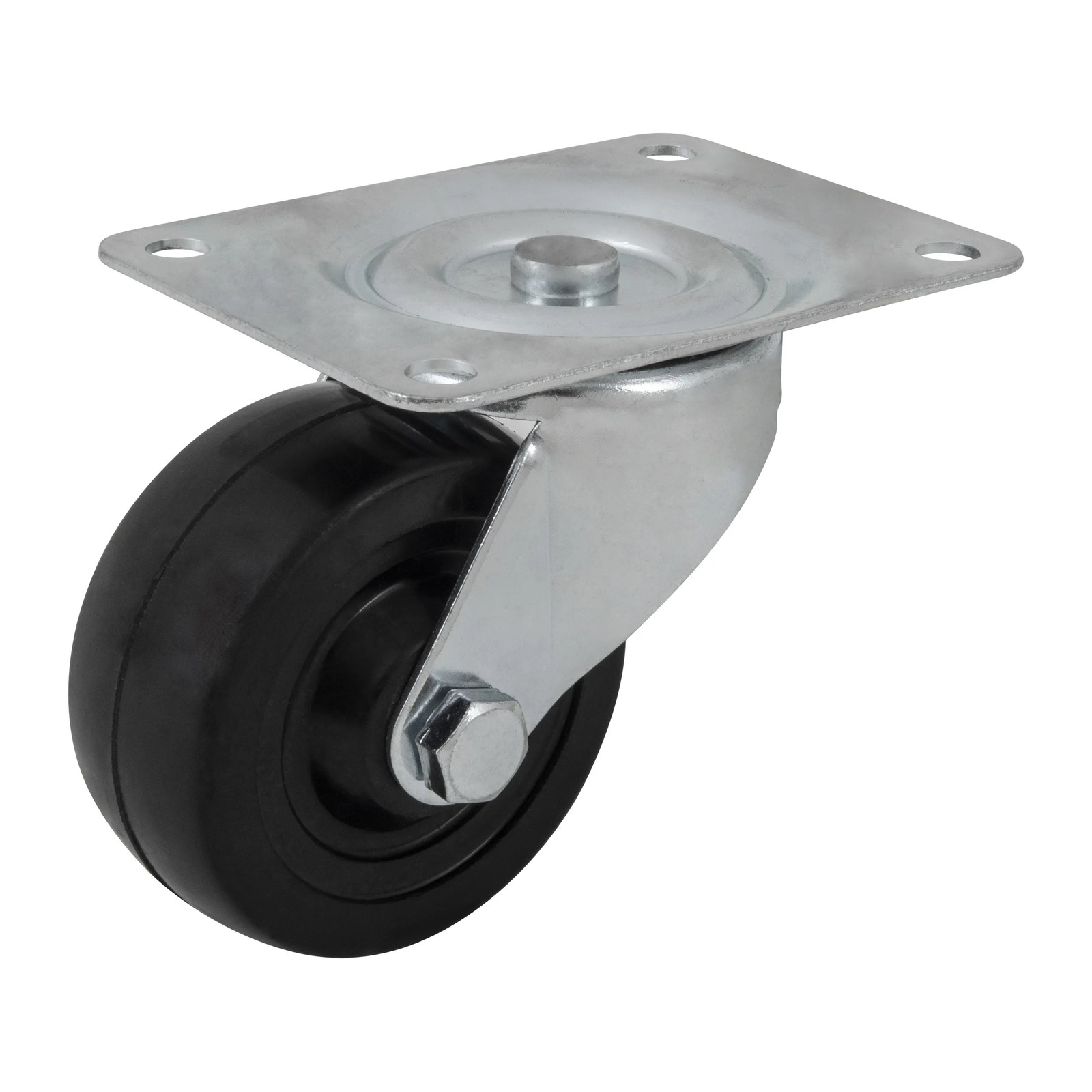 RODAJA HULE NEGRO GIRATORIA 3" BUJE