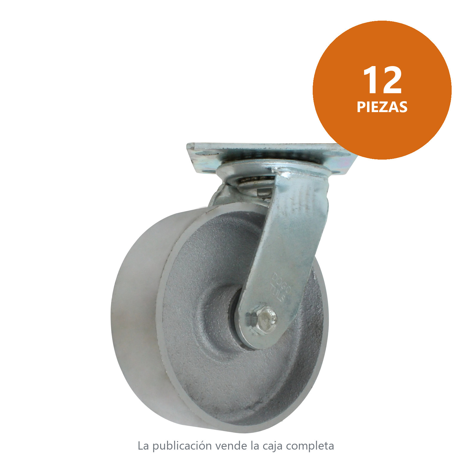 RODAJA FIERRO GIRATORIA 3" - Imagen 4