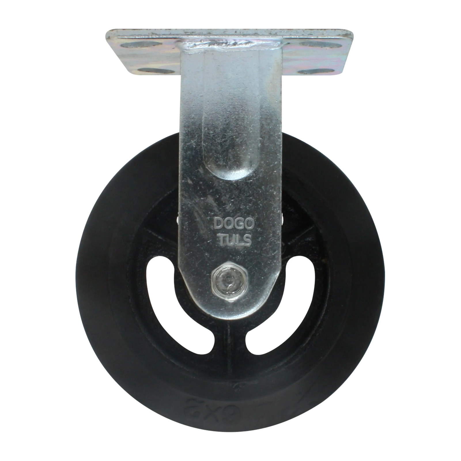 RODAJA HULE NEGRO FIJA 6" BUJE