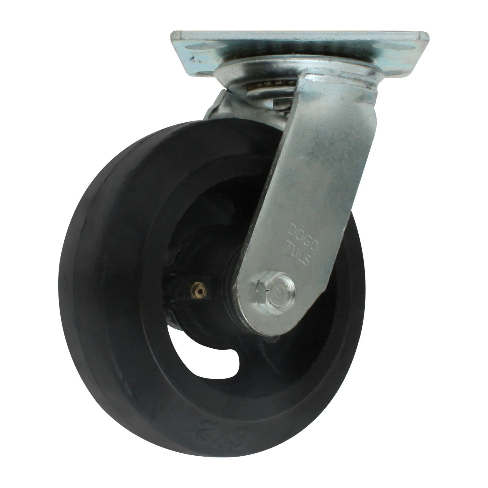 RODAJA HULE NEGRO GIRATORIA 6" BUJE