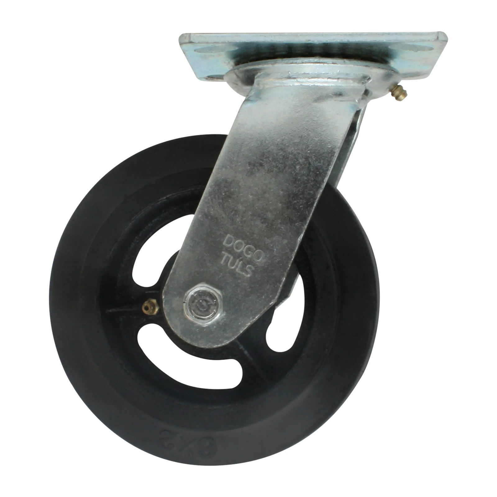 RODAJA HULE NEGRO GIRATORIA 6" BUJE - Imagen 4