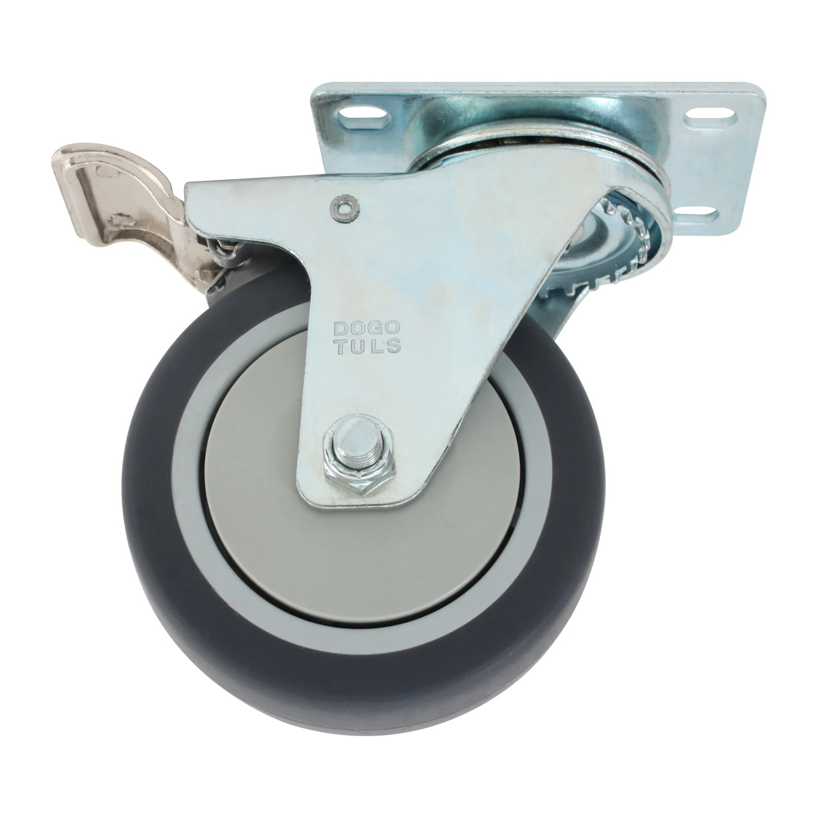 RODAJA PP Y TPR GRIS GIRATORIA FRENO 3"