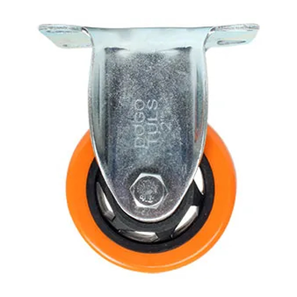 RODAJA PVC FIJA NARANJA 2"