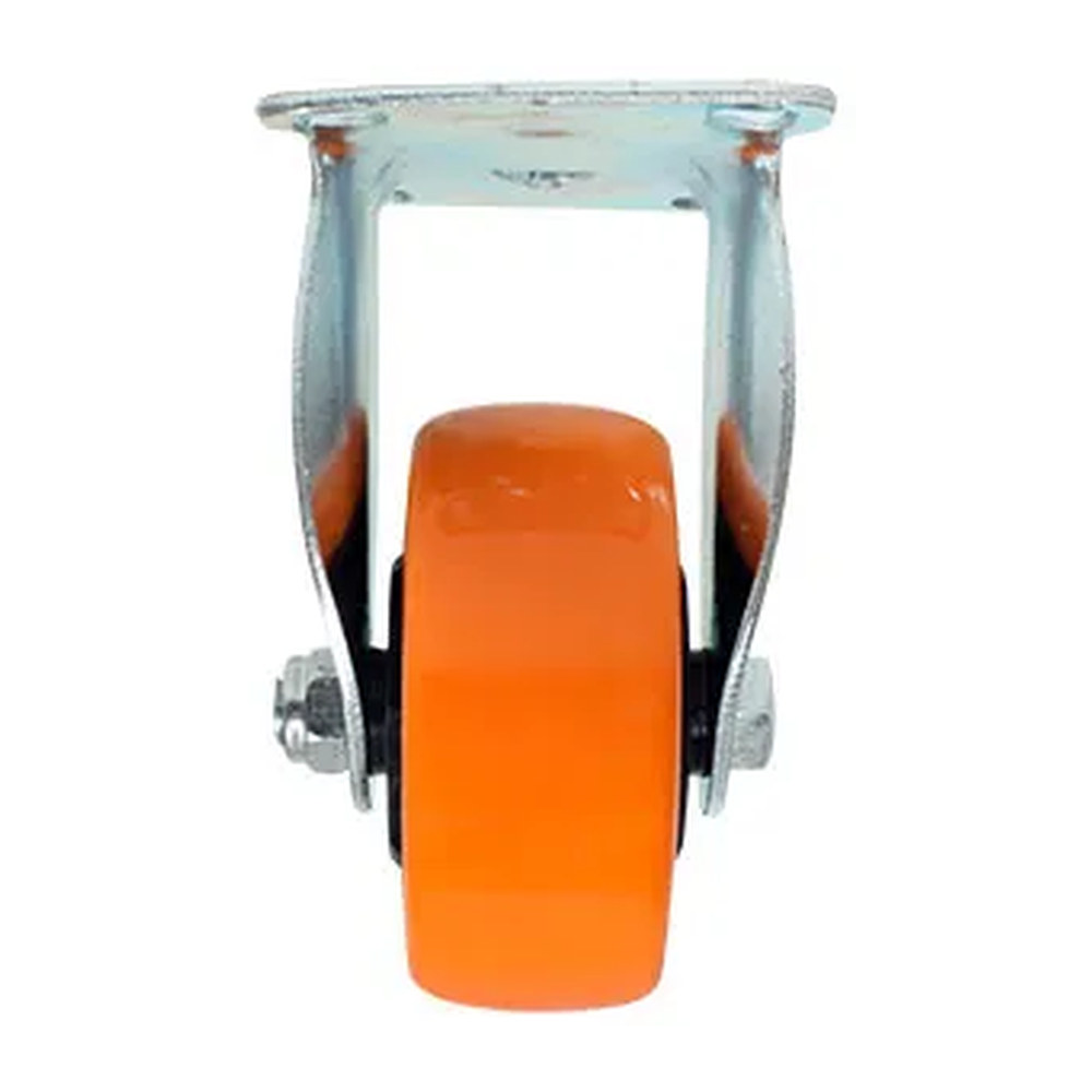 RODAJA PVC FIJA NARANJA 2" - Imagen 3