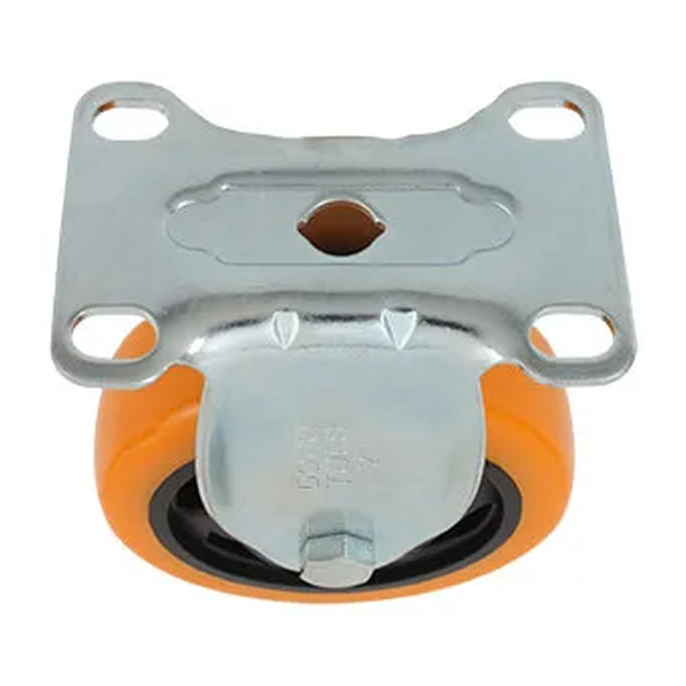 RODAJA PVC FIJA NARANJA 2" - Imagen 4