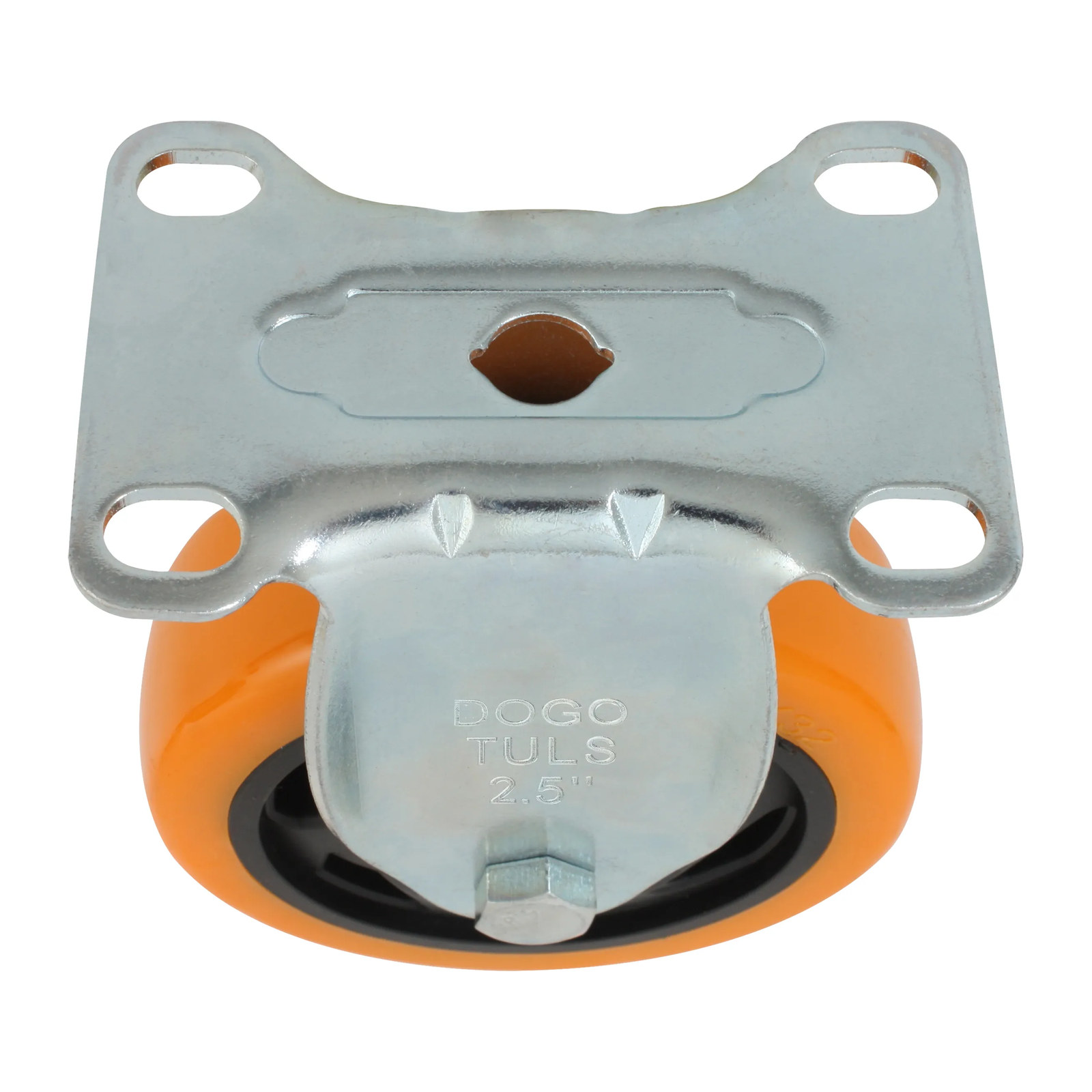 RODAJA PVC FIJA NARANJA 2 1/2" - Imagen 3