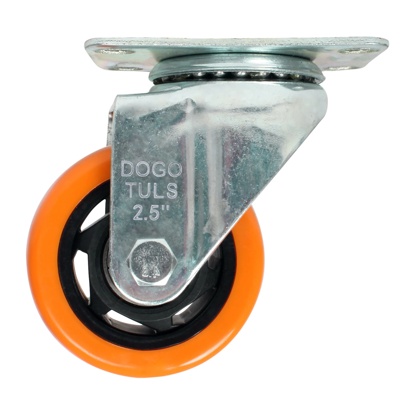 RODAJA PVC NARANJA GIRATORIA 2 1/2"