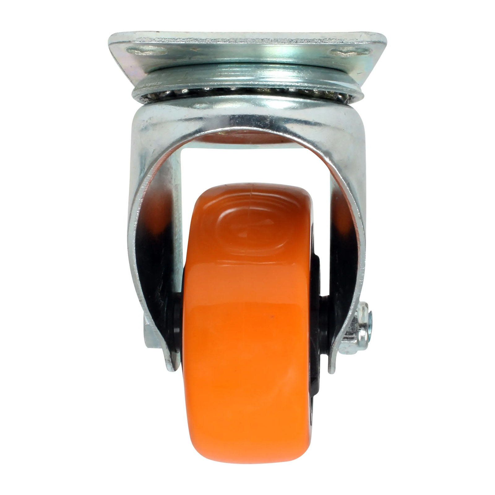 RODAJA PVC NARANJA GIRATORIA 3" - Imagen 4