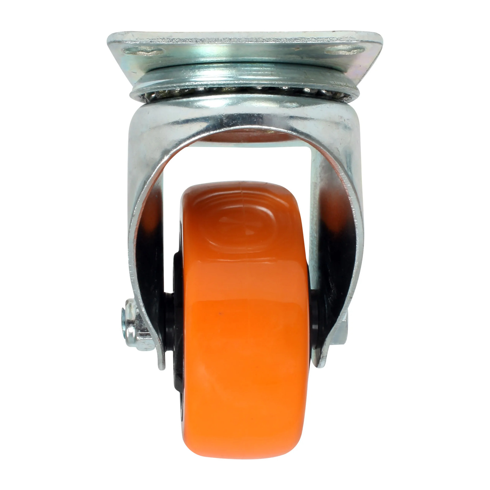 RODAJA PVC NARANJA GIRATORIA 4" - Imagen 4