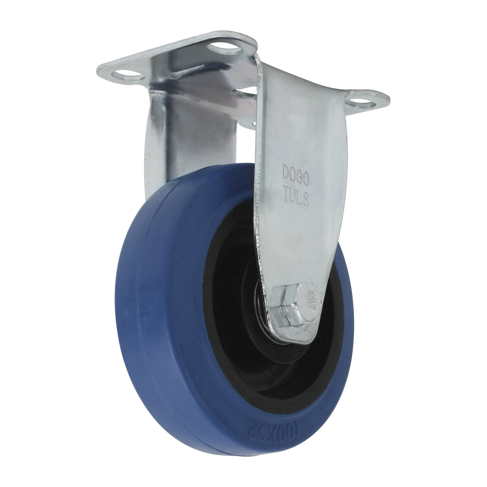 RODAJA GOMA ELASTICA AZUL FIJA 3"