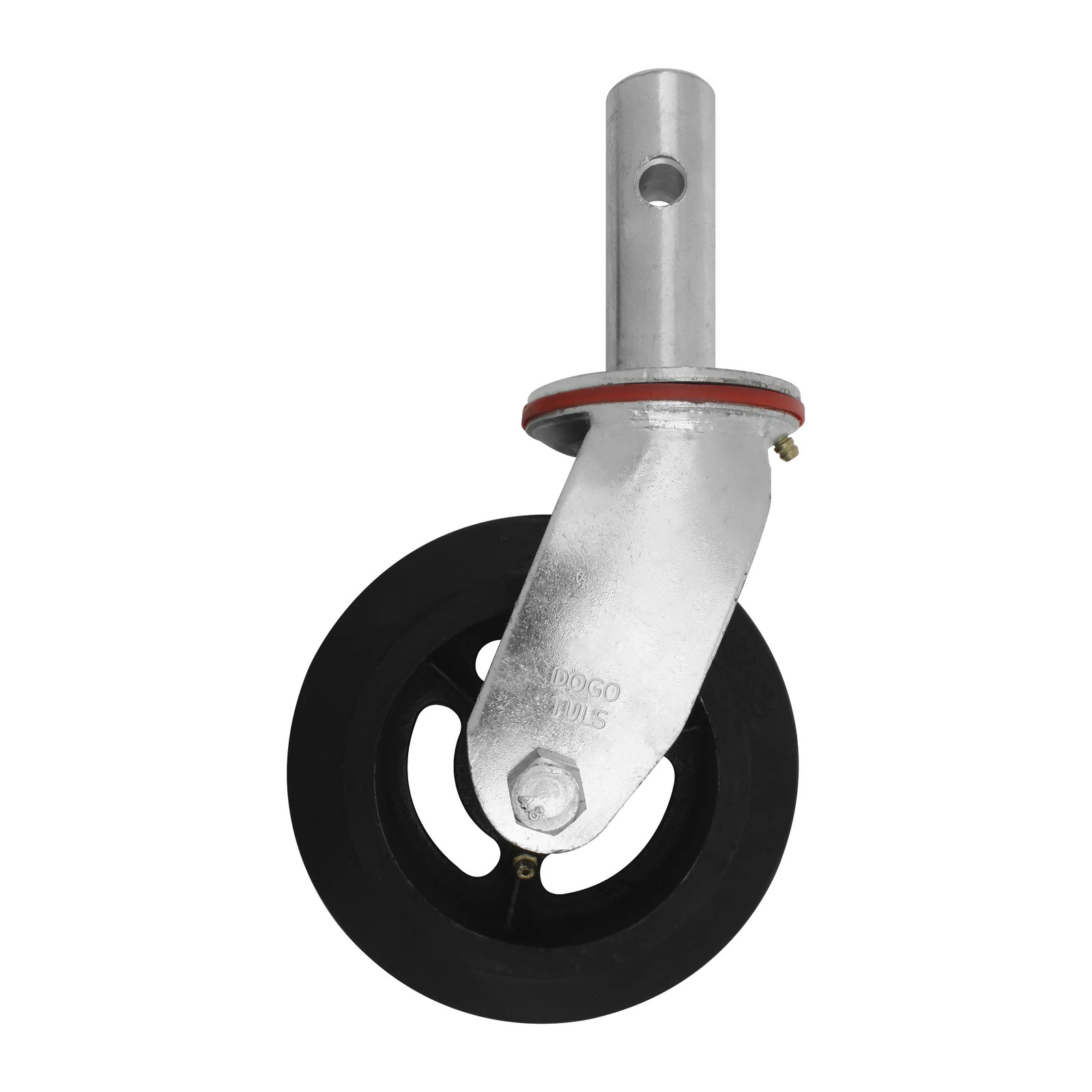 RODAJA PARA ANDAMIO HULE Y FIERRO GIRATORIA 6"